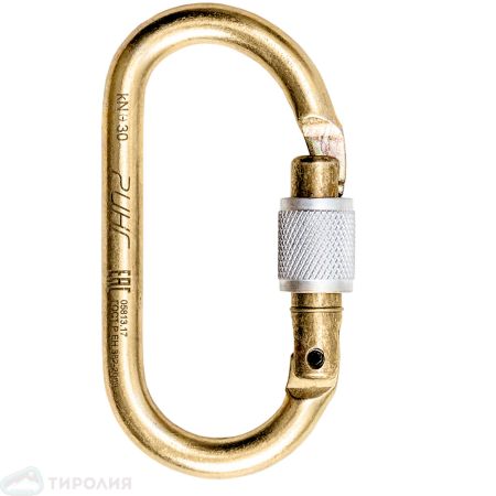  Карабины Ринг сталь овал (keylock) 3000 (10шт) в Самаре  
