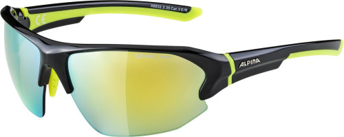 Купить очки alpina lyron hr black-neon yellow gloss/yellow mirror cat.3 в Самаре
