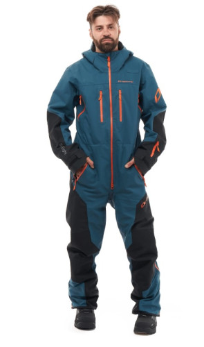 Комбинезон сноубордический Dragonfly SuperLight 3L Man Dark Ocean-Orange 2024 в Самаре