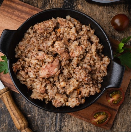 Консервы мясорастительные стерилизованные "Каша гречневая со свининой"