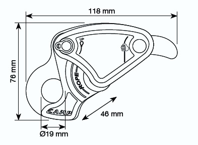  Страховочное-спусковое устройство Camp DRUID в Самаре  