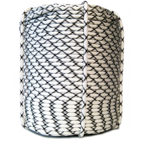  Веревка Шнур статика д.10 мм.48 пр.аб белый в Самаре  