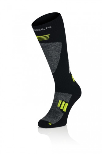 Купить Носки Brubeck Ski Forse черно-зеленый в Самаре