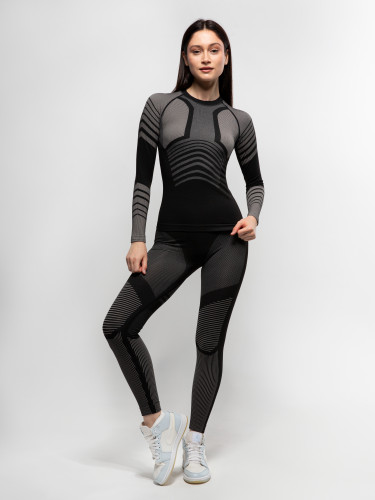 Комплект термобелья X-Line Sport женский черный с серым NEW в Самаре