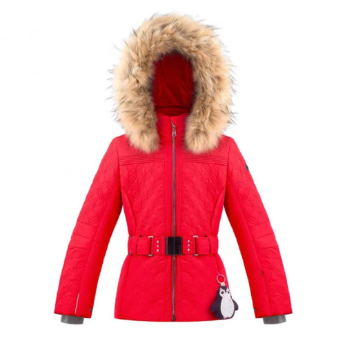 Куртка горнолыжная Poivre Blanc с иск.мехом W21-1003-JRGL/A красный в Самаре