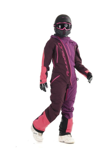 Комбинезон сноубордический Dragonfly Premium Woman Purple&Brown в Самаре