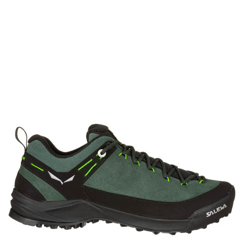 Купить ботинки salewa ms wildfire leather raw green/black в Самаре