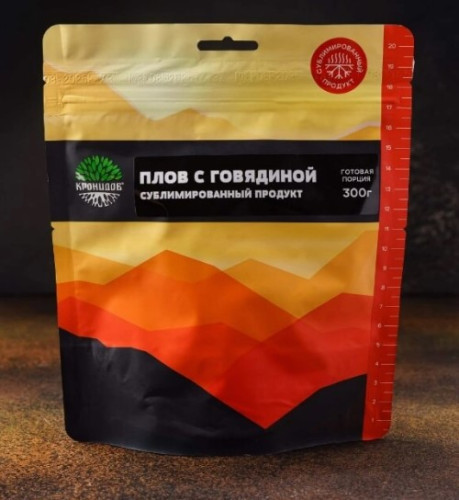 Сублимированный продукт мясорастительный.Плов с говядиной