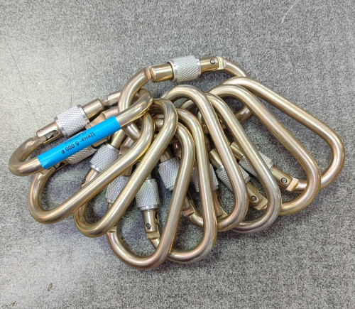  Карабины Ринг сталь овал (keylock) 3000 (10шт) в Самаре  