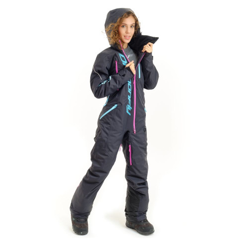 Комбинезон сноубордический Dragonfly Premium Woman Black-Pink 2023 в Самаре