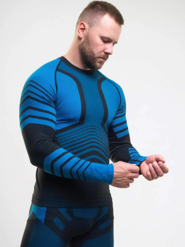 Комплект термобелья X-Line Sport мужской черный с синим NEW в Самаре