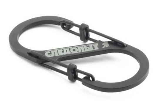 Карабин Следопыт 9см.двойной,сталь