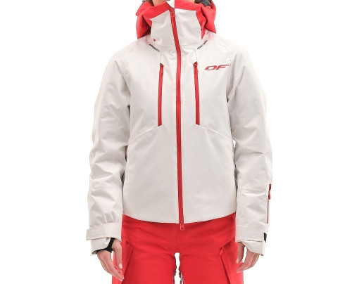 Куртка горнолыжная Dragonfly утепленная Gravity Premium Woman Gray-Red в Самаре