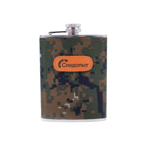Фляга Следопыт оплетка из oxford camo pixel 240 мл