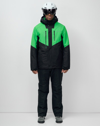 Костюм горнолыжный 07712Z  зеленый  в Самаре