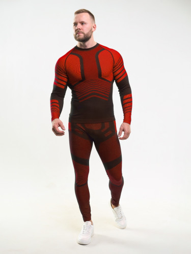 Комплект термобелья X-LINE (sport) мужской черный с красным NEW в Самаре
