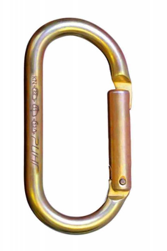  Карабин Ринг сталь овал с прямой защелкой (keylock) 22 кН в Самаре  