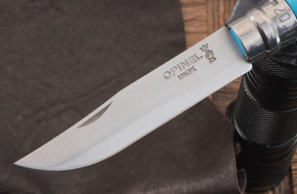 Нож Opinel №7, н/с голубой 002206
