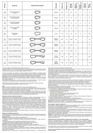  Карабин Венто Light со скобой красный  в Самаре  