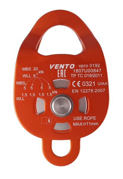  Блок-ролик двойной Double с подшипником дюраль Венто в Самаре  