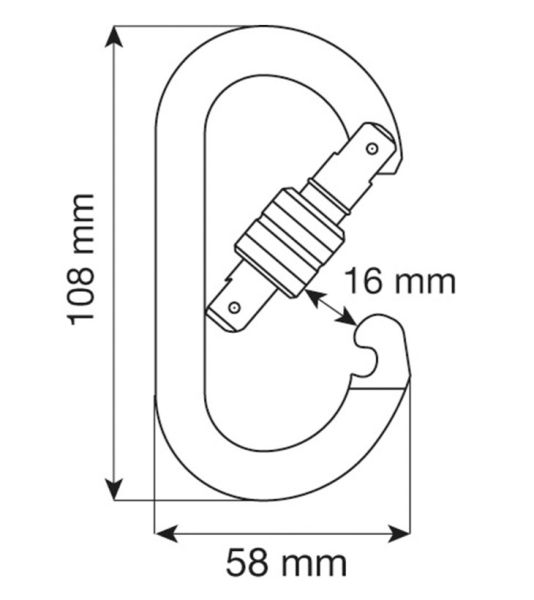  Карабин Camp Oval Standart-Lock в Самаре  