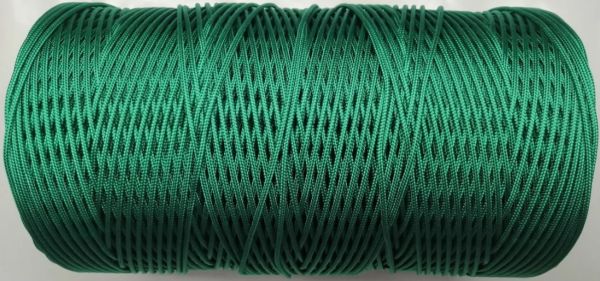  Шнур ПА плетеный 16-ти пр.с ПА серд.d 3мм зеленый,синий в Самаре  