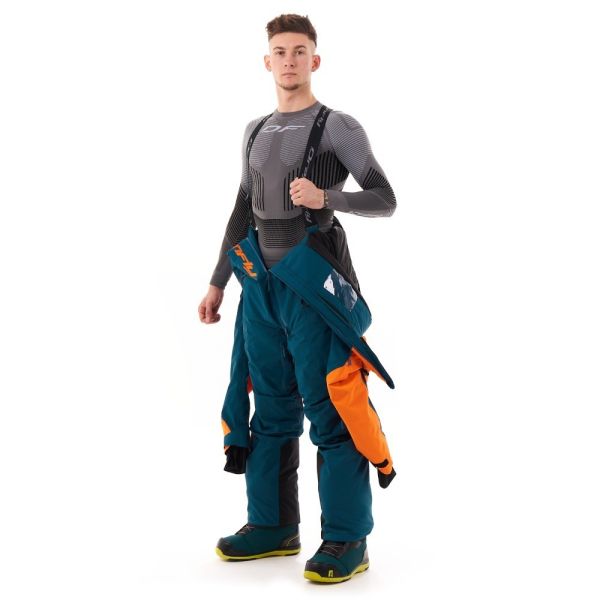 Комбинезон сноубордический Dragonfly Gravity Premium MAN Dark Ocean-Orange 2023 в Самаре