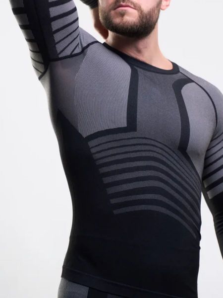 Комплект термобелья X-LINE (sport) мужской черный с серым NEW в Самаре