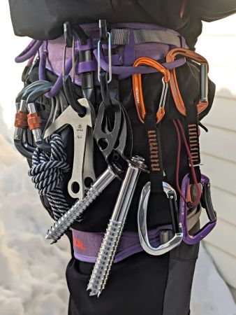  Карабин Вертикаль развесочный Краб черный в Самаре  