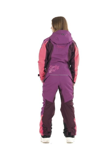 Комбинезон сноубордический Dragonfly Premium Woman Purple&Brown в Самаре