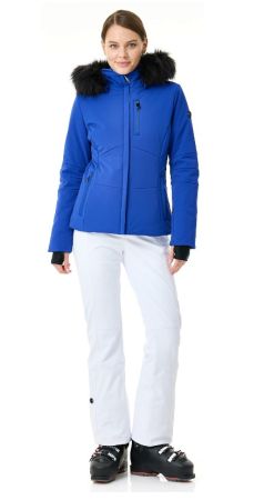 Куртка горнолыжная Poivre Blanc с иск.мехом W24-0802-WO/A синий в Самаре