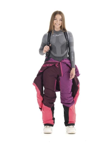 Комбинезон сноубордический Dragonfly Premium Woman Purple&Brown в Самаре