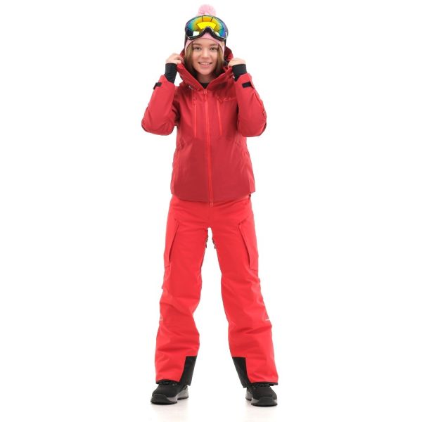 Брюки горнолыжные Dragonfly Gravity Premium Woman Red Fluo в Самаре