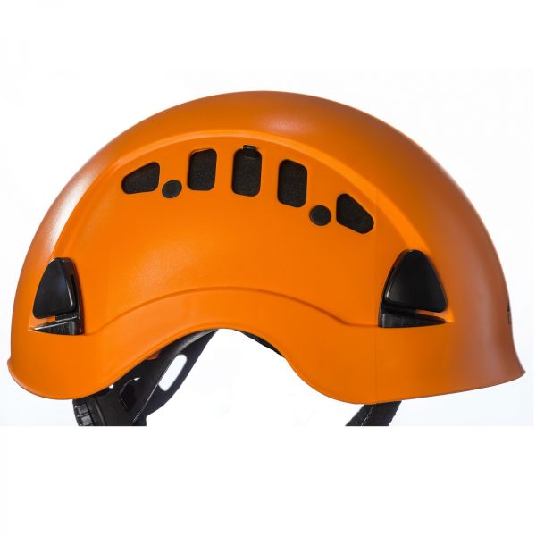  Каска Вертикаль защитная с вентиляционными отверстиями(оранжевая) в Самаре  