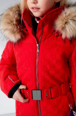 Куртка горнолыжная Poivre Blanc с иск.мехом W21-1003-JRGL/A красный в Самаре