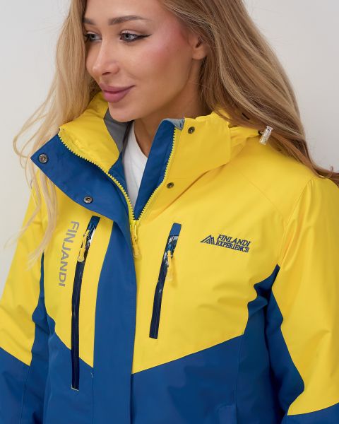 Костюм горнолыжный 02815J желтый  в Самаре