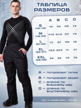 Брюки мужские "Saimaa" черный в Самаре