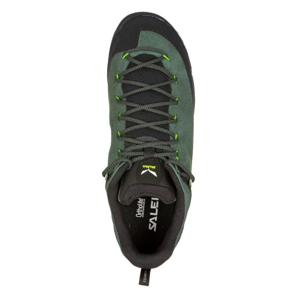 Купить ботинки salewa ms wildfire leather raw green/black в Самаре