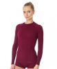 купить Футболка Brubeck Active Wool W LS1281W сливовый