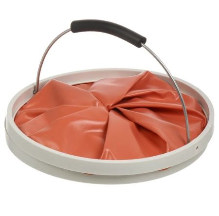 Ведро складное Следопыт 11 л оранж.,без чехла PF-CT-F17