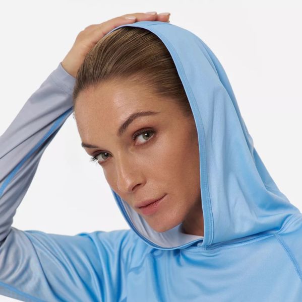 Лонгслив Finntrail женский Venus Hood W 6621 LightBlue в Самаре