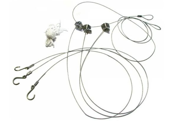 Трос Вертикаль Костровой 3-х крючковый