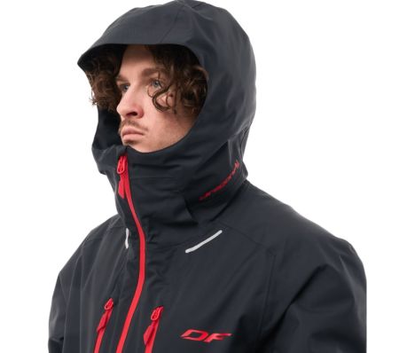 Куртка горнолыжная Dragonfly утепленная Gravity Man Black-Red в Самаре