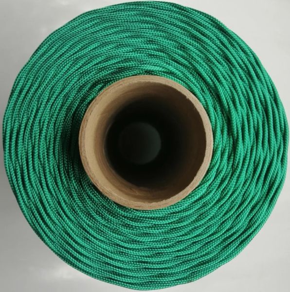  Шнур ПА плетеный 16-ти пр.с ПА серд.d 3мм зеленый,синий в Самаре  