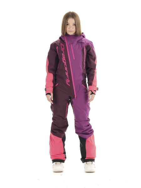 Комбинезон сноубордический Dragonfly Premium Woman Purple&Brown в Самаре