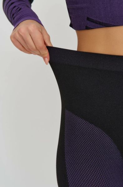 Комплект термобелья X-Line Sport женский черный с фиолетовым NEW в Самаре