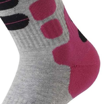 Купить Носки LENZ Skiing 2.0 Light Grey/Pink 