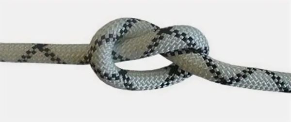  Веревка Шнур статика д.10 мм.48 пр.аб белый в Самаре  